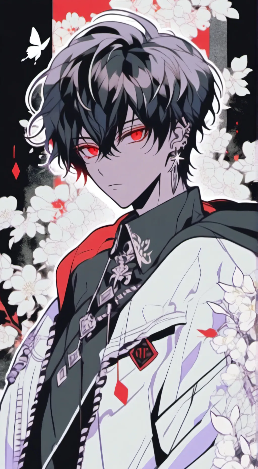 ai character: GlitchVoidStrike background