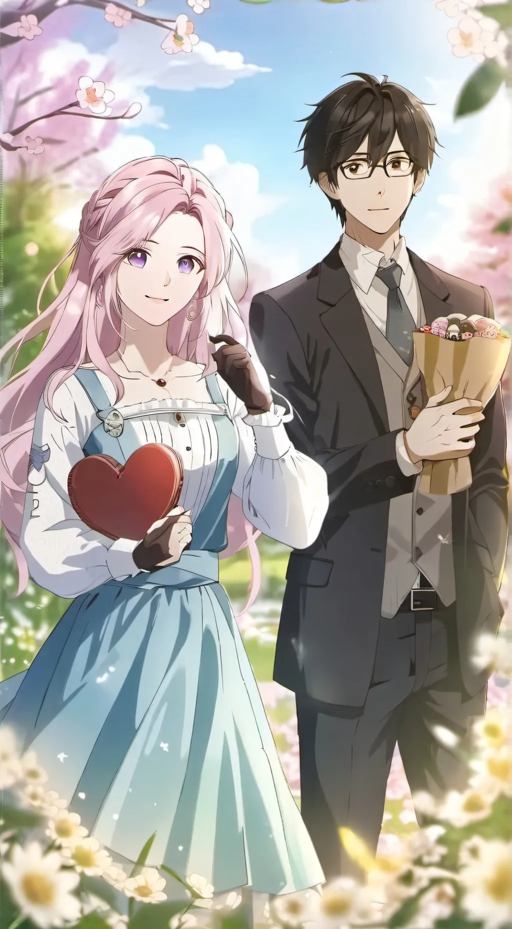 ai character: Marry crush or car background