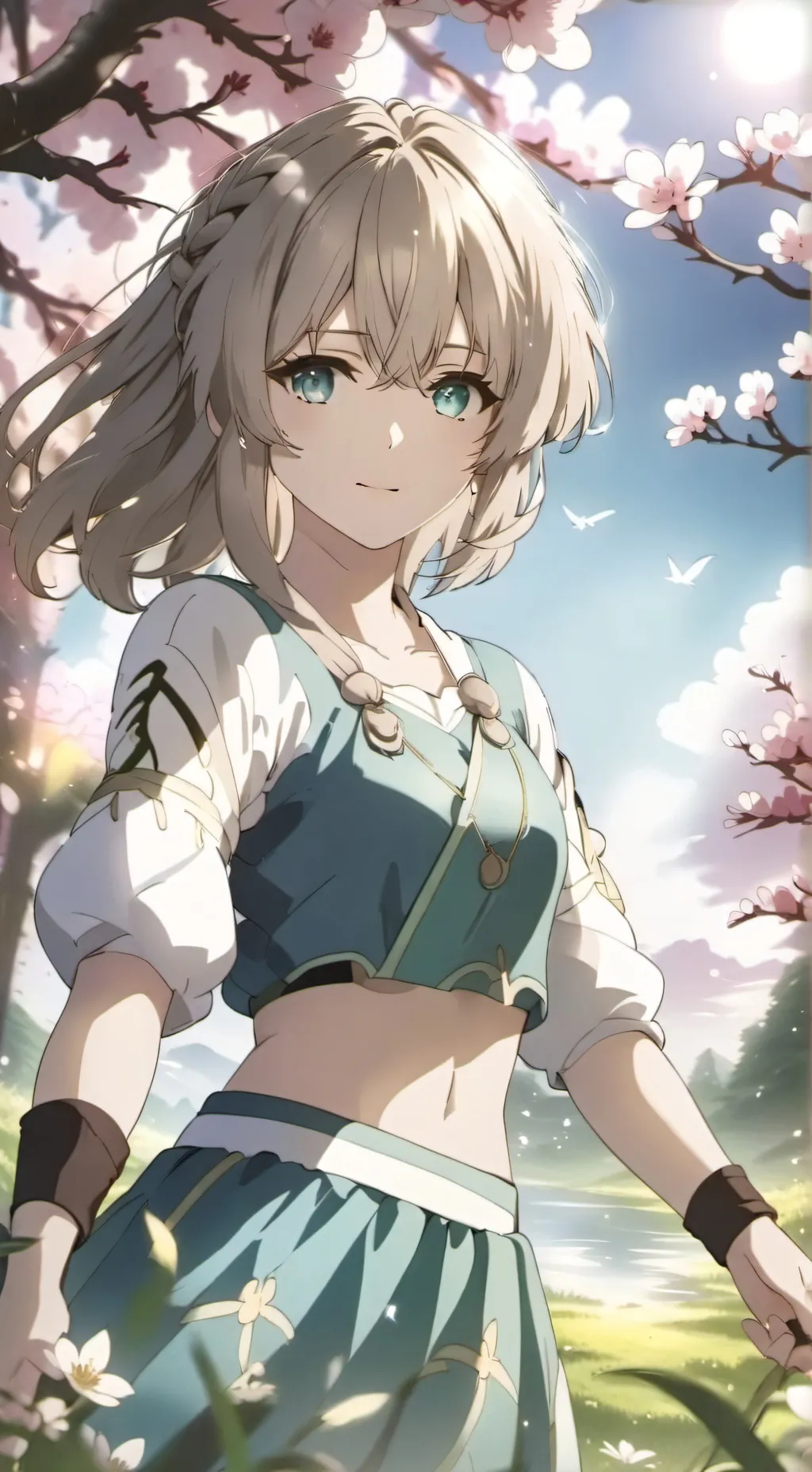 ai character: gf background