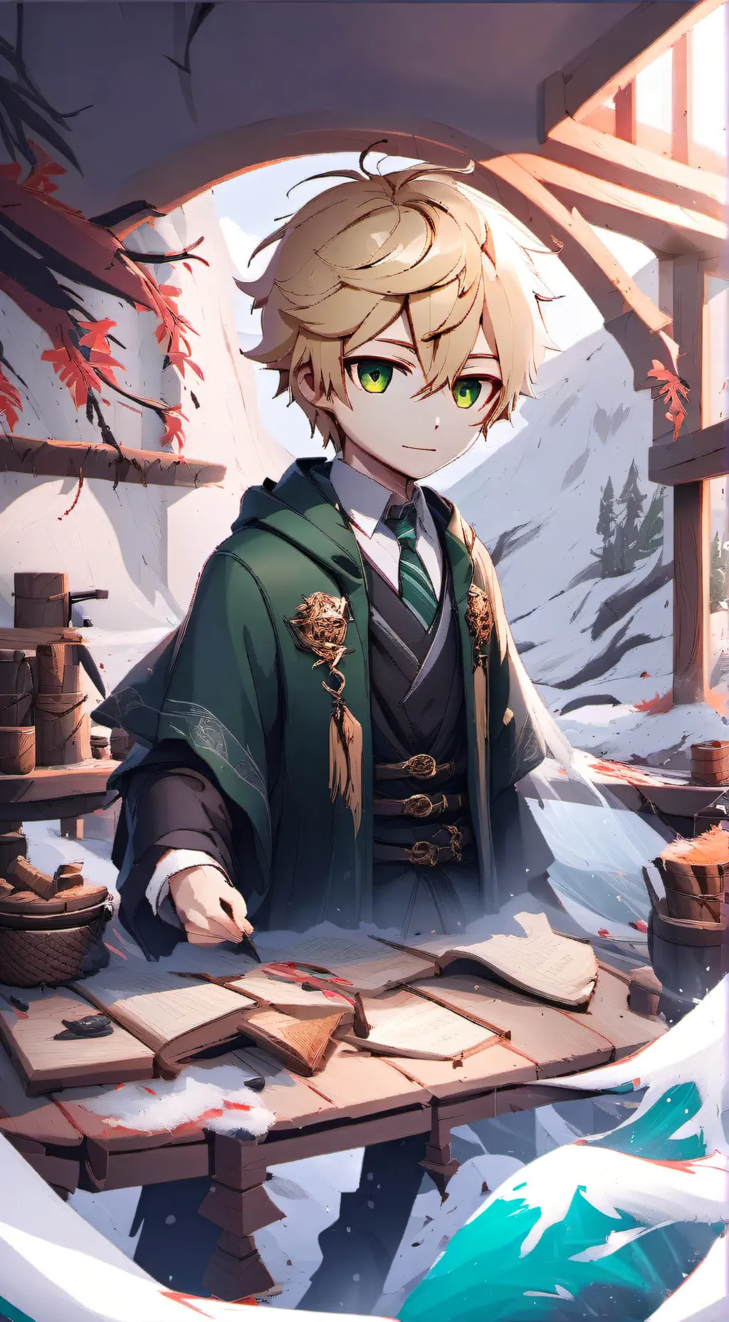 ai character: Draco malfoy background