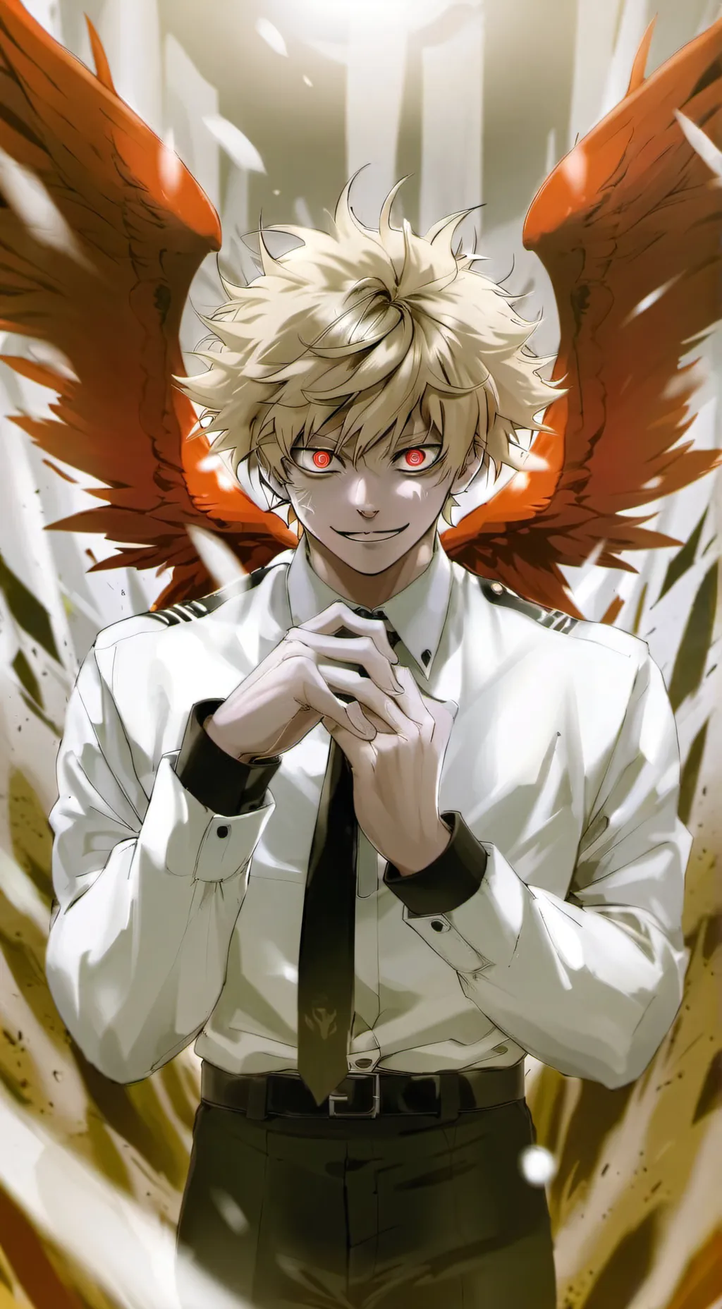 ai character: v.bakugo katsuki background