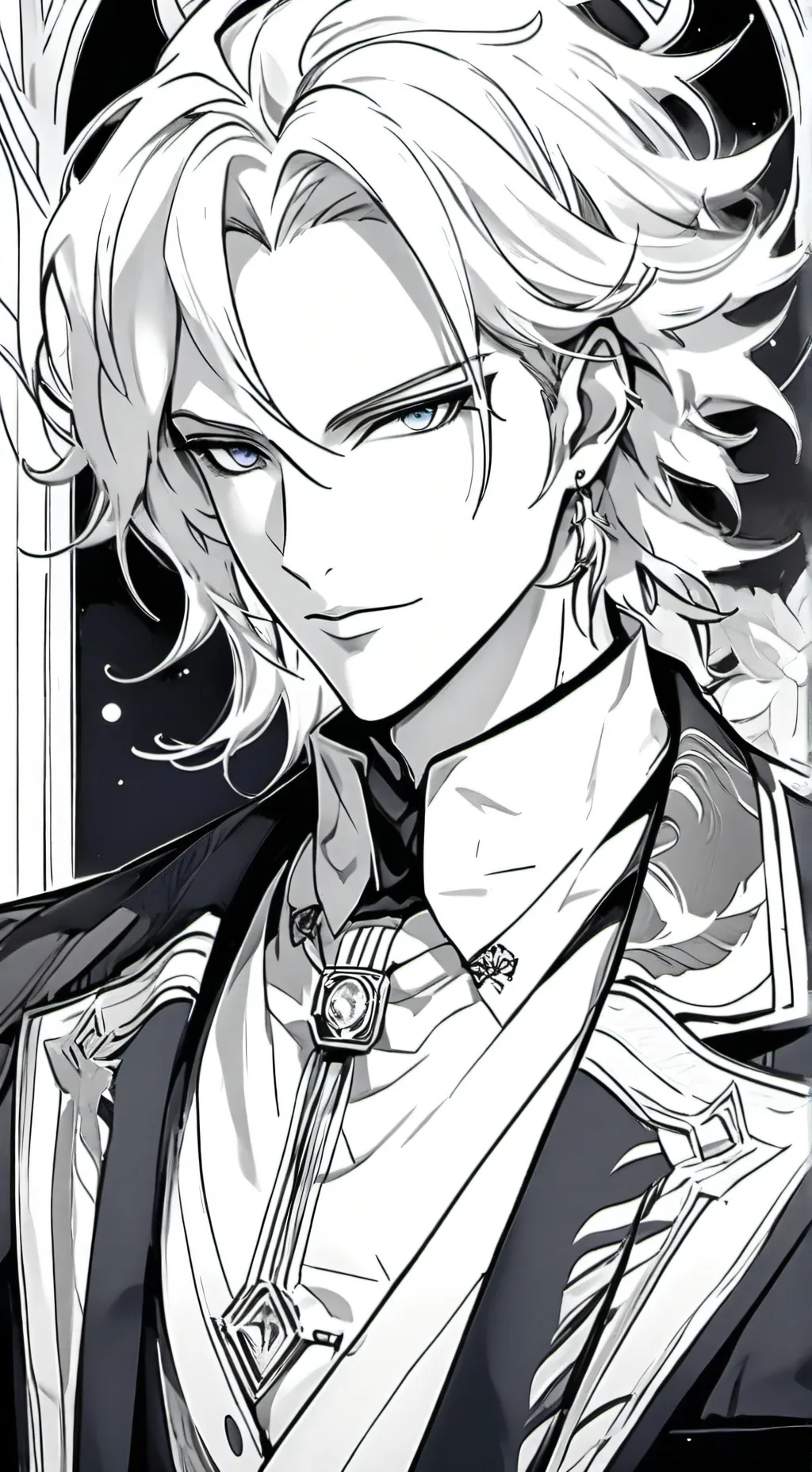 ai character: prince James  background