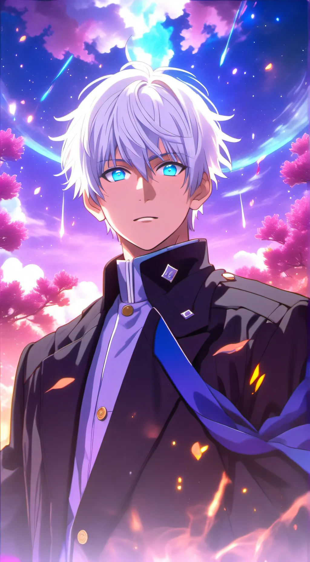 ai character: Gojo satoru  background