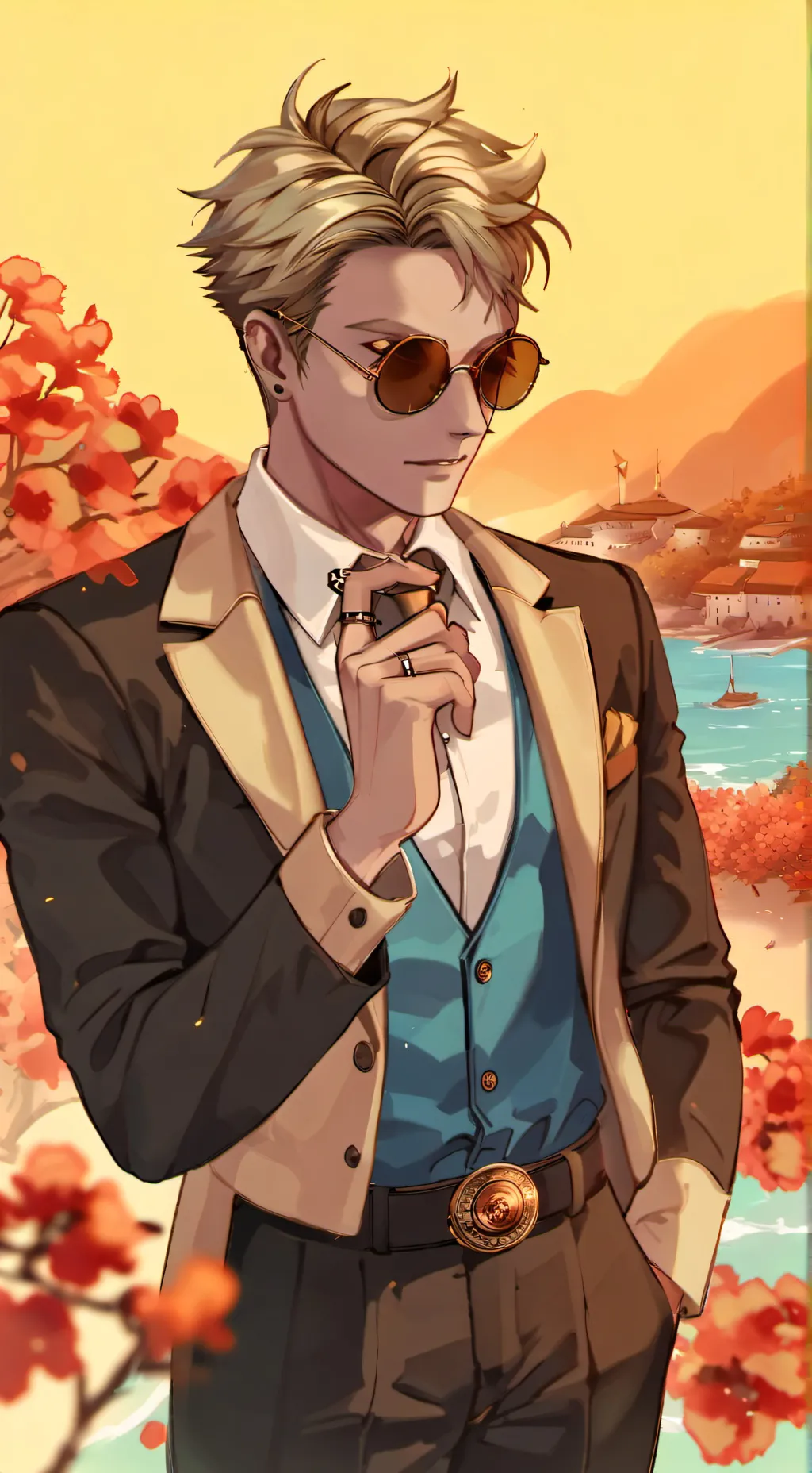 ai character: Kento Nanami (br) background