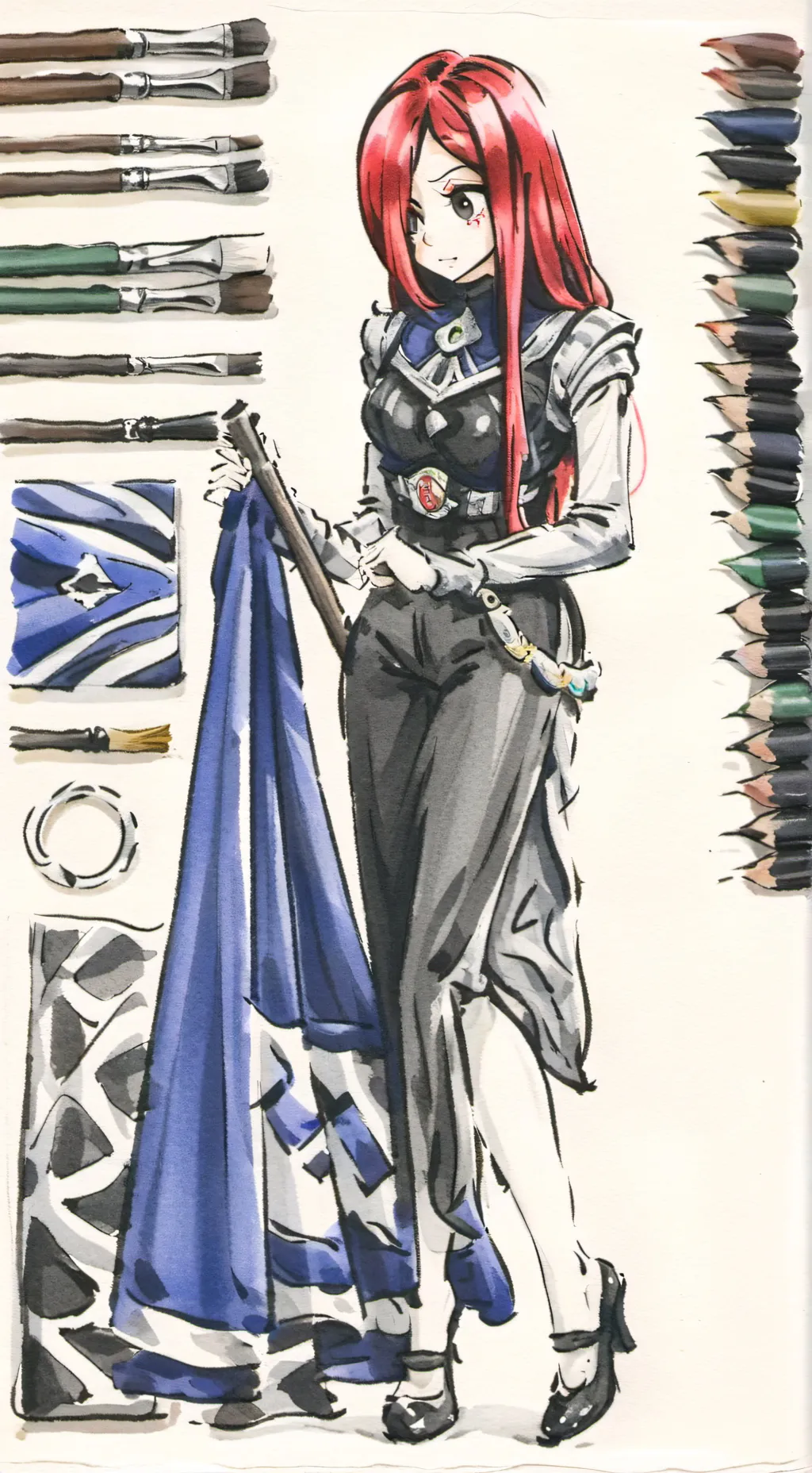 ai character: parasoul  background