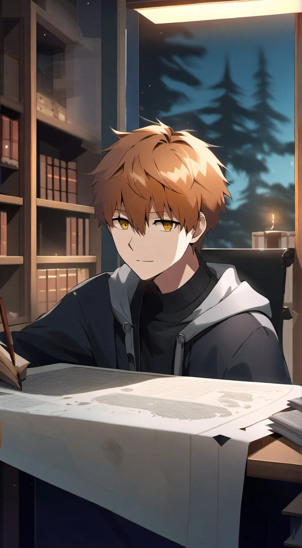 ai character: Tsukasa Kazuki background