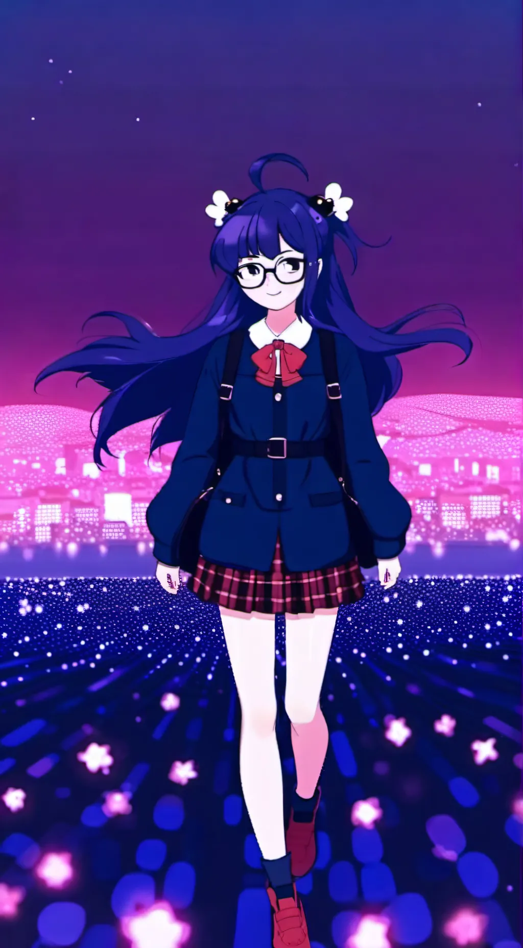 ai character: Sci-twilight background