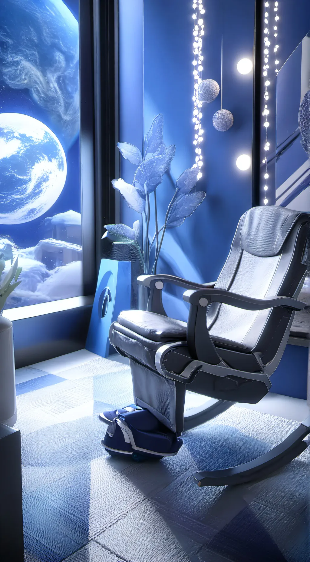 ai character: sleepover background