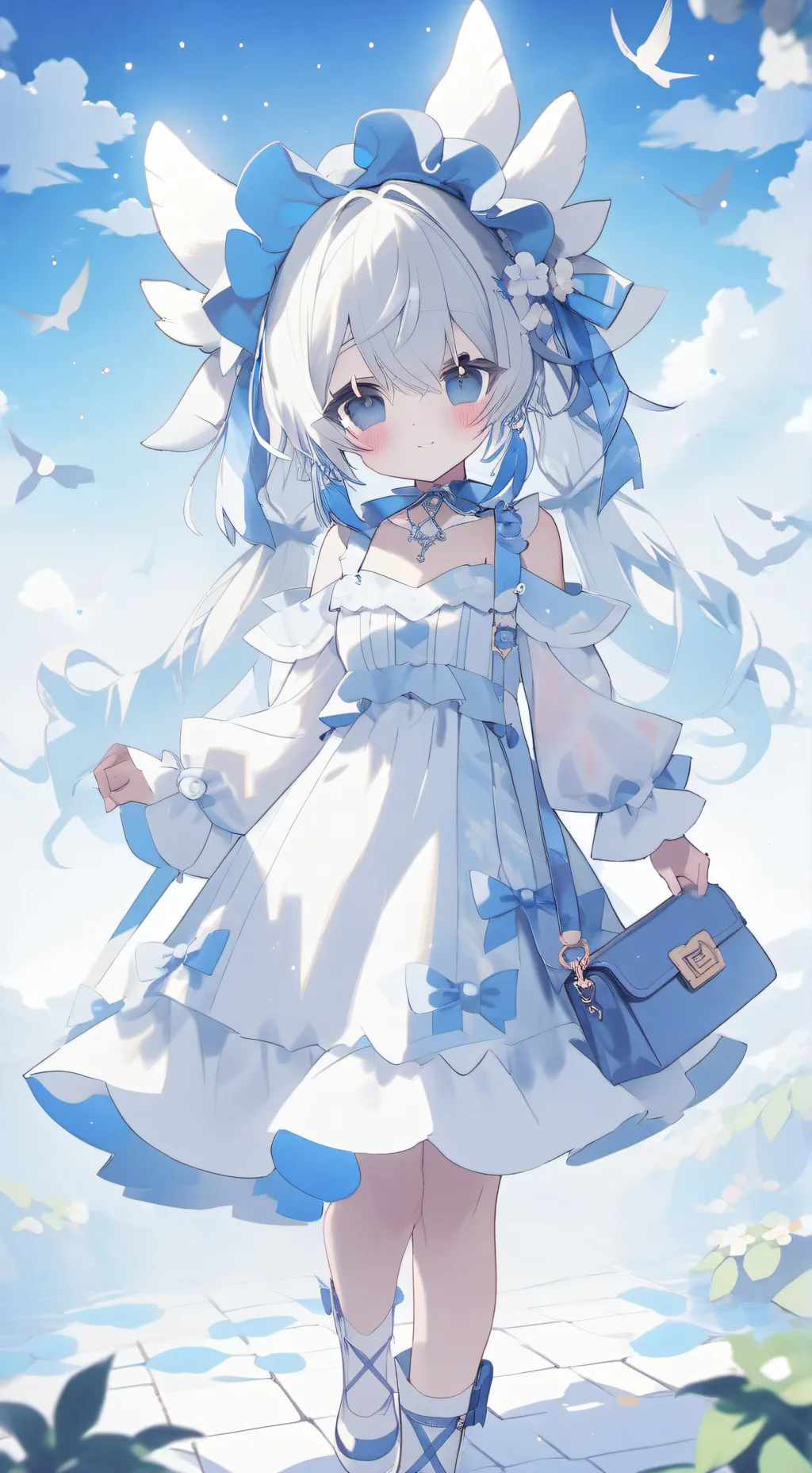 ai character: Snowie background