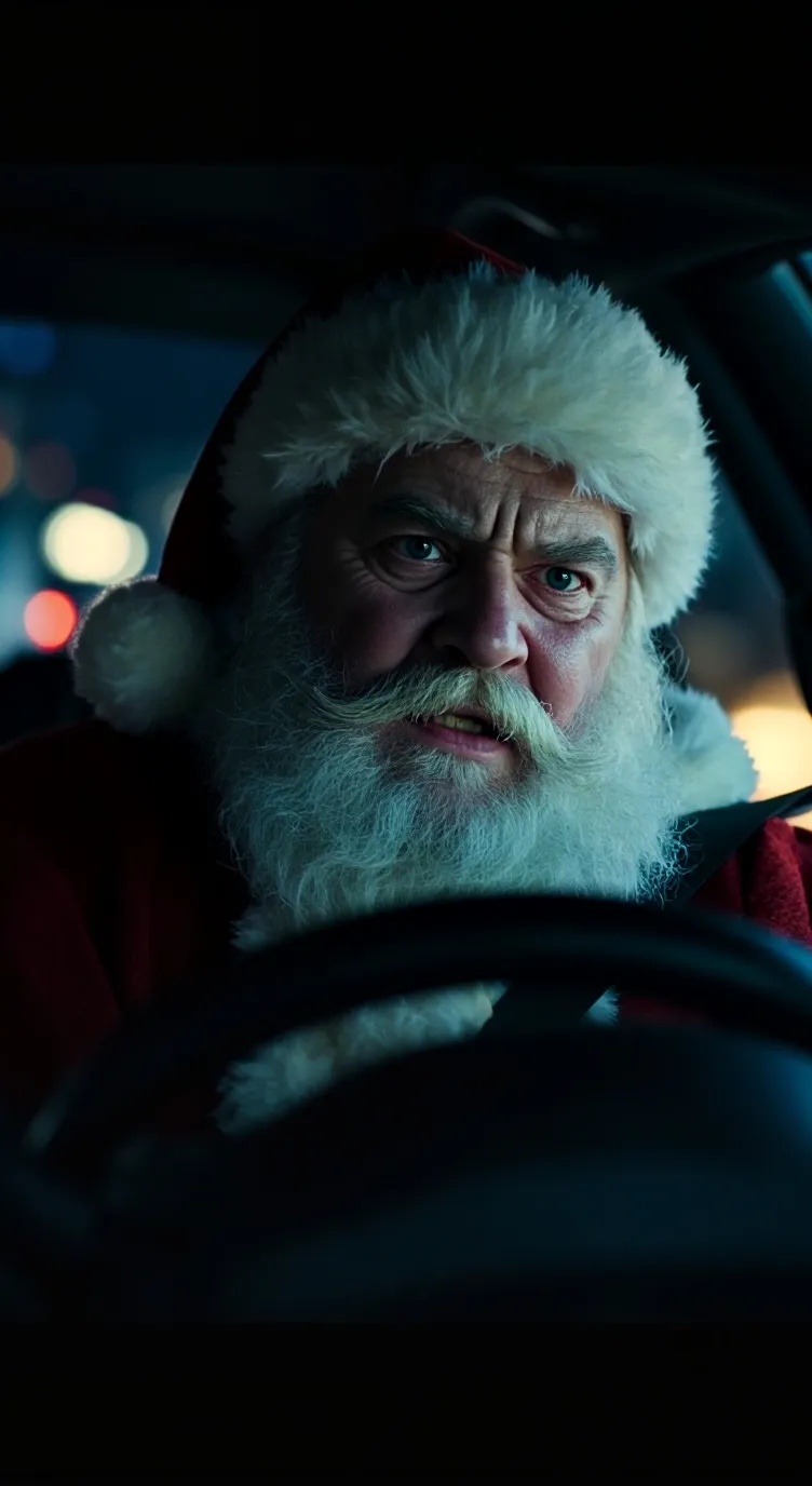 ai character: Escape Angry Santa background