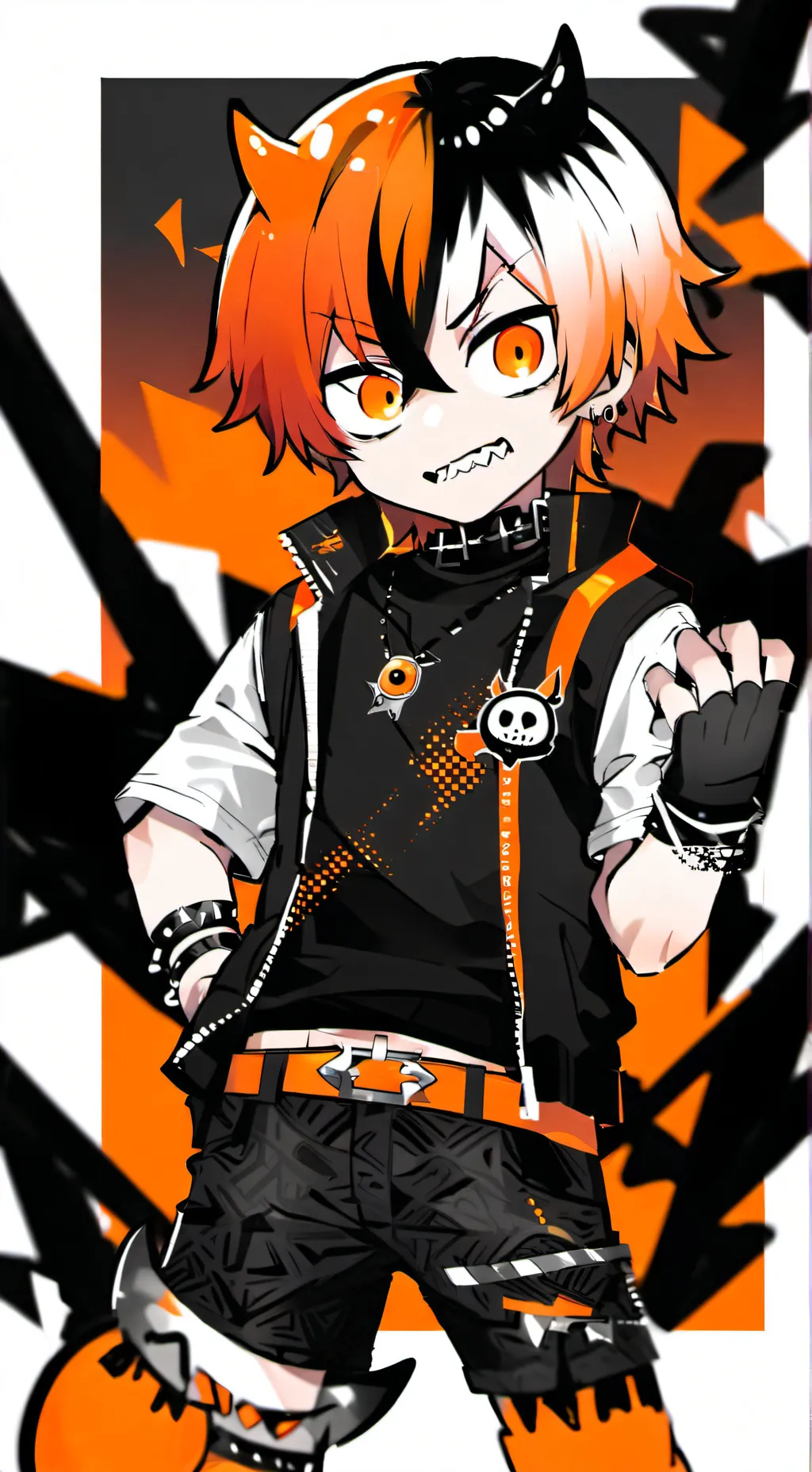 ai character: 🍤<Shrimpo>🍤 background