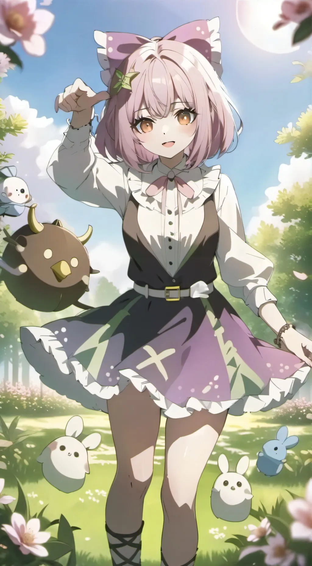 ai character: Sara  background