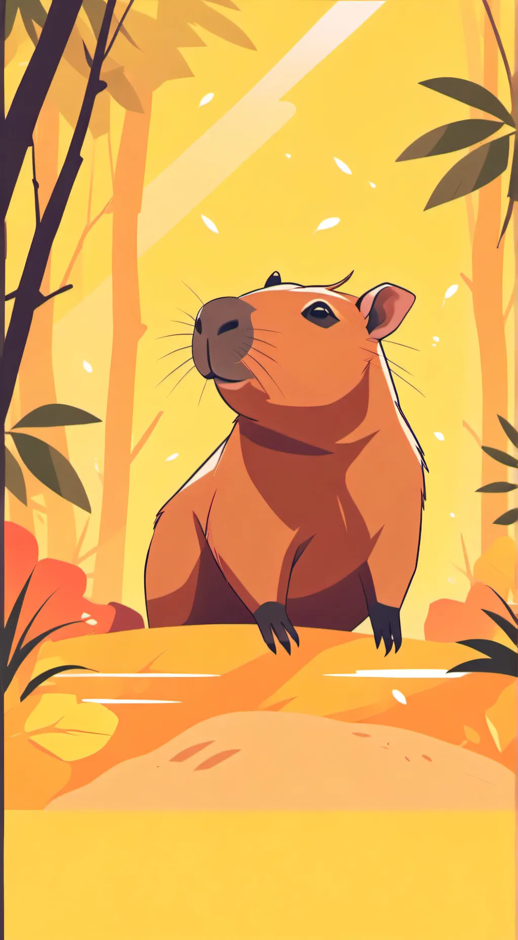 ai character: los capibaras background