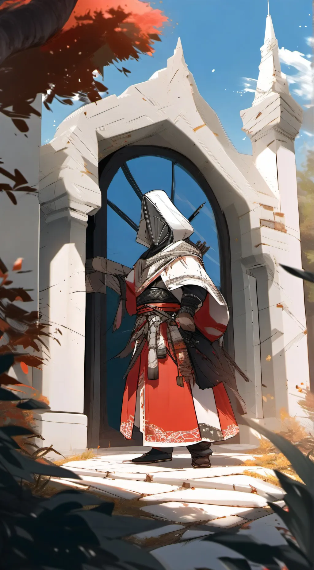 ai character: гревий background