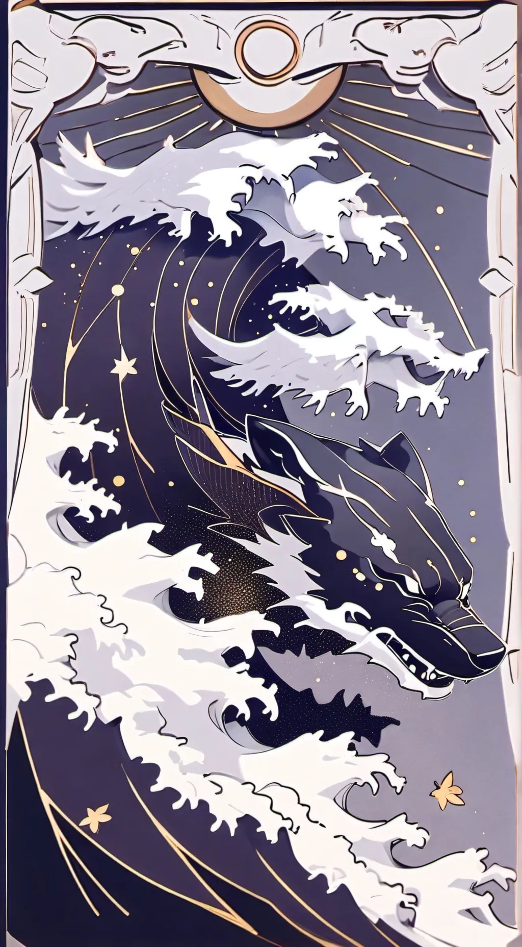 ai character: Sun background