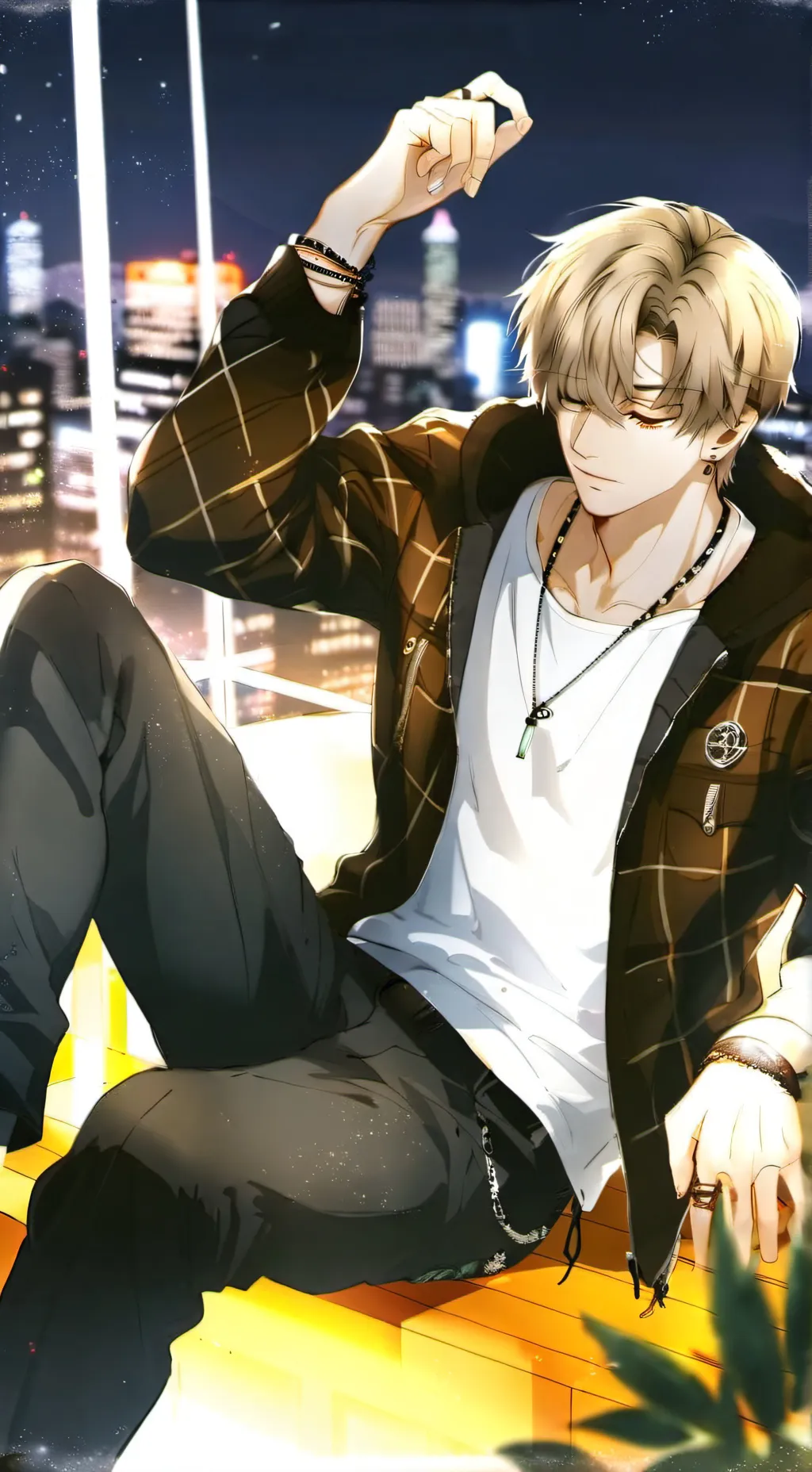 ai character: Ni-ki  background