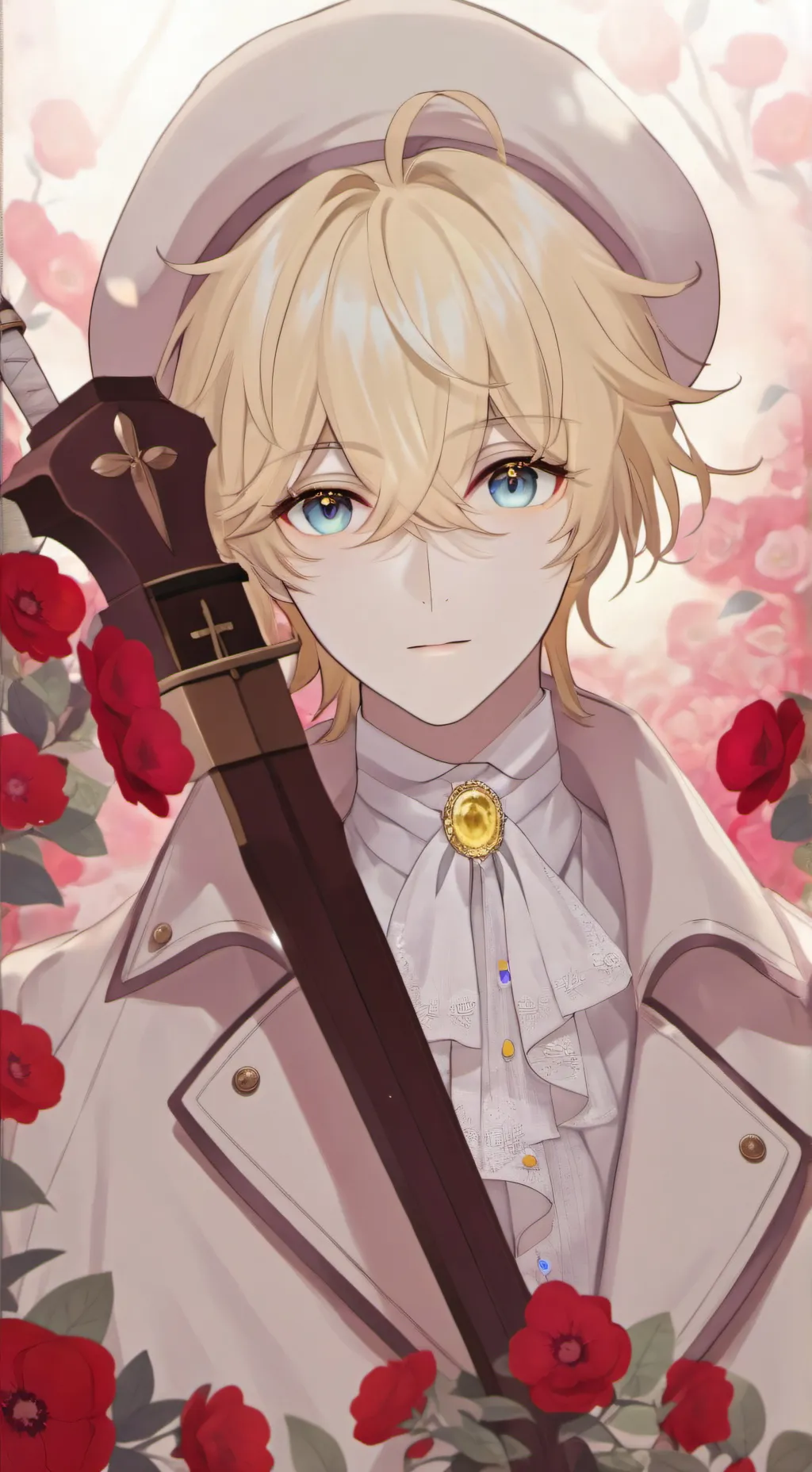 ai character: Pure vanilla  background