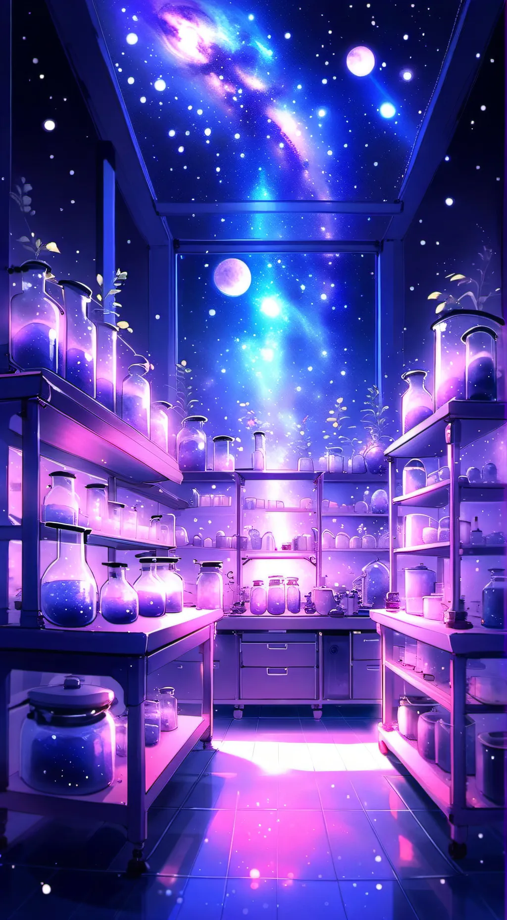 ai character: The laboratory  background