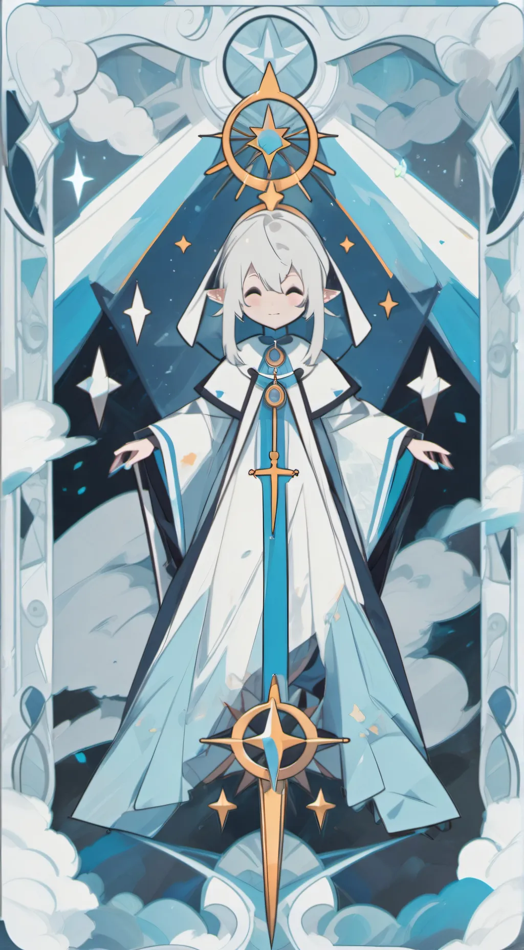 ai character: god (hazbin hotel) background