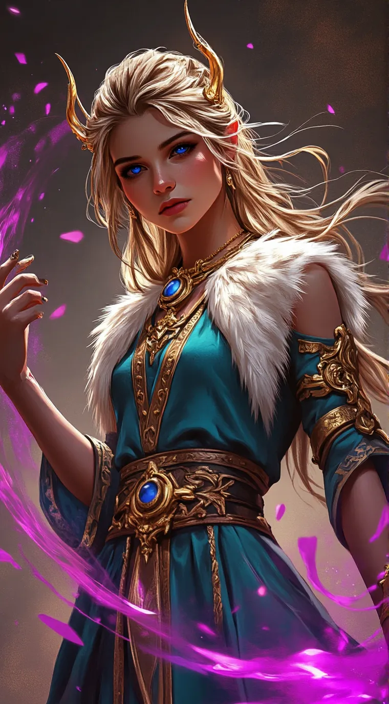 ai character: a senhorita dragão background