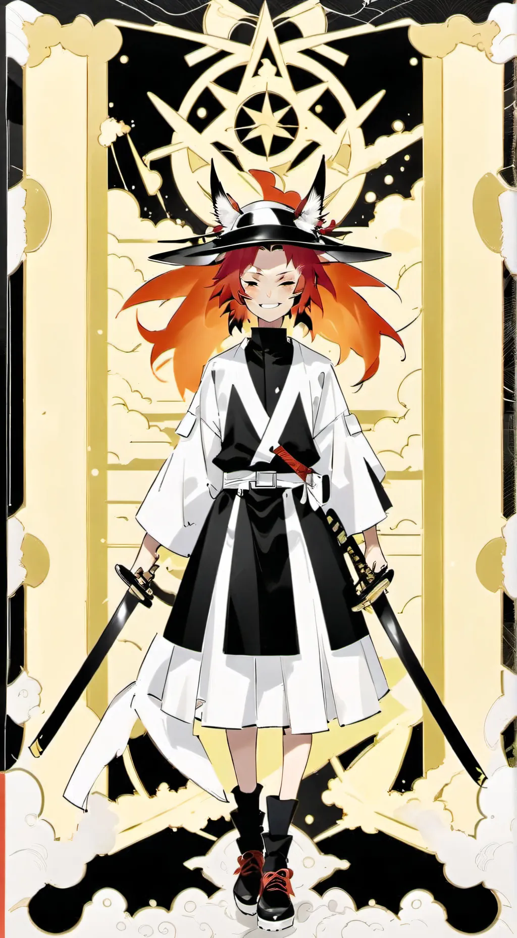 ai character: kirishima  background