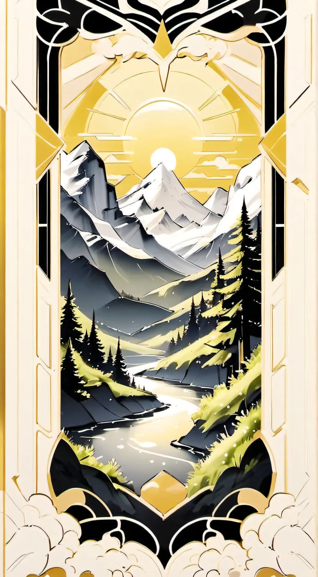 ai character: finish the lyrics  background