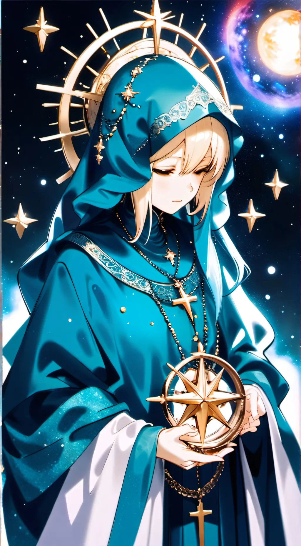 ai character: double☆? background