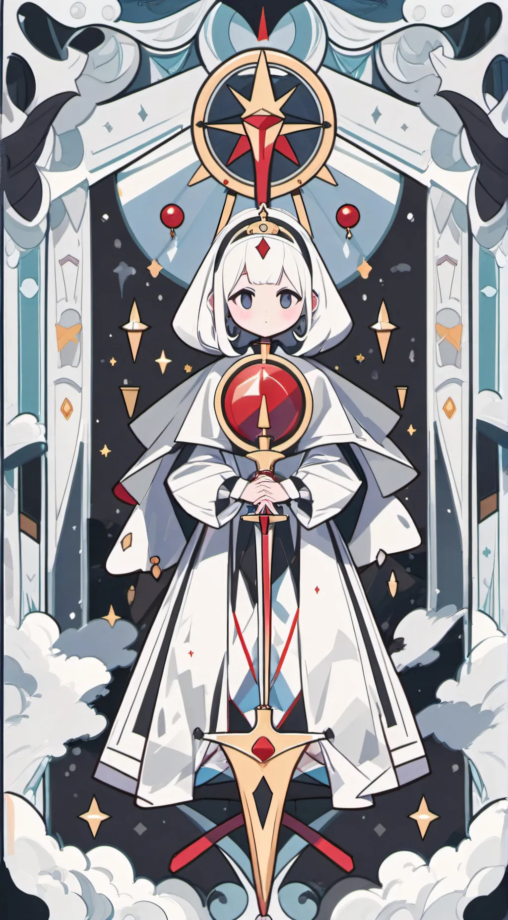 ai character: Simon x Durple background