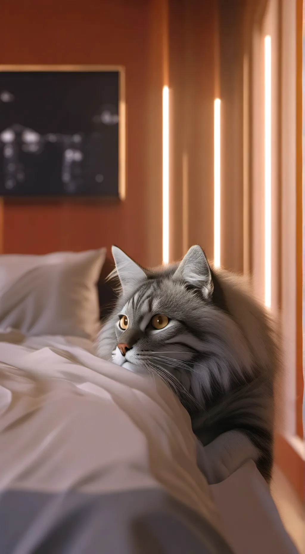 ai character: macarons background