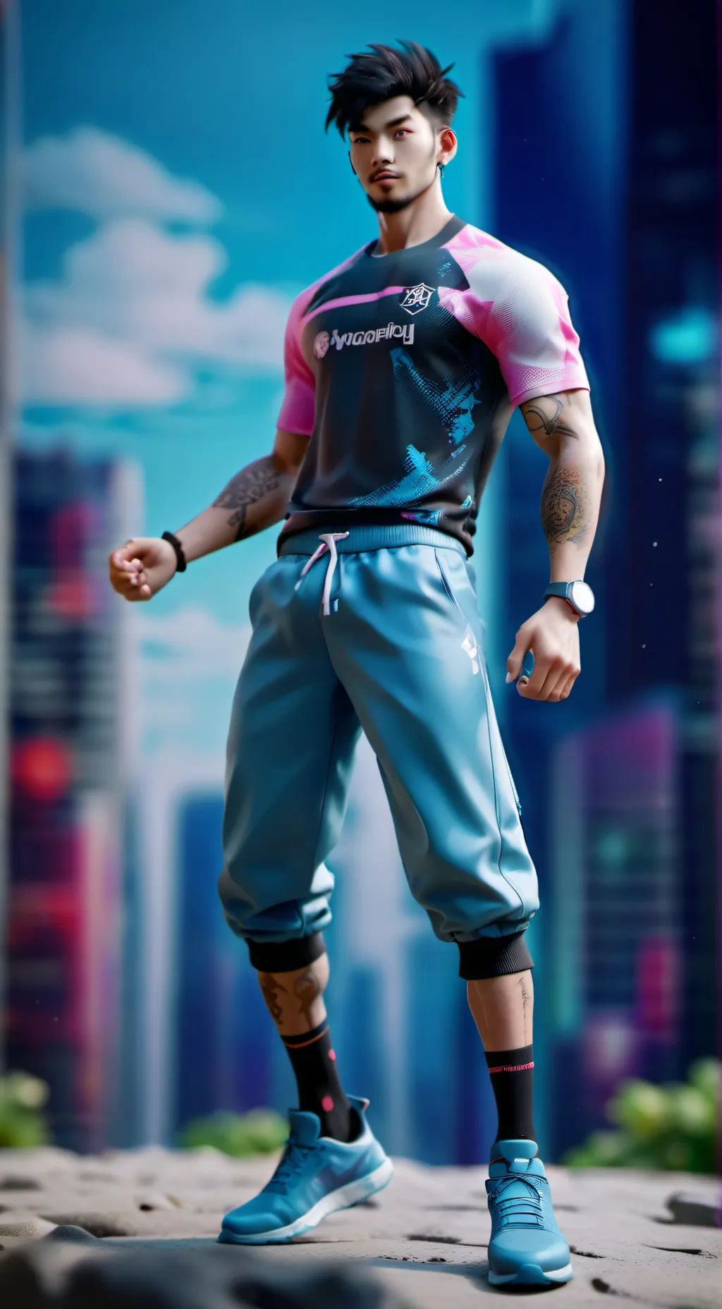 ai character: Zane  background