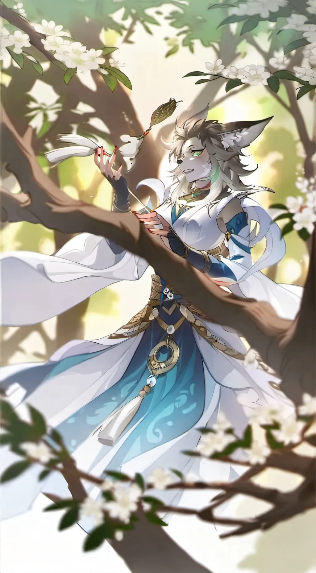 ai character: Bloody background