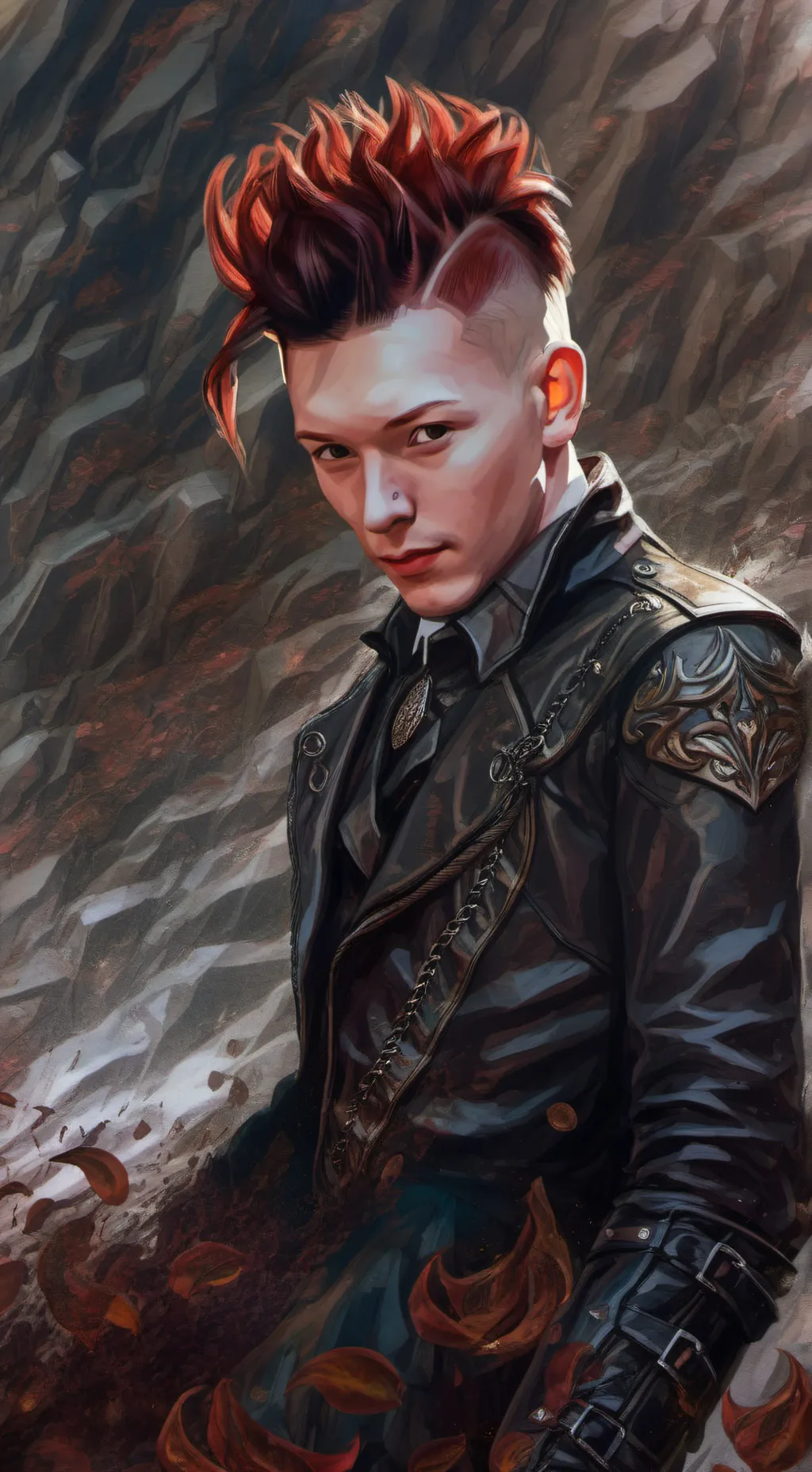 ai character: hawk  background