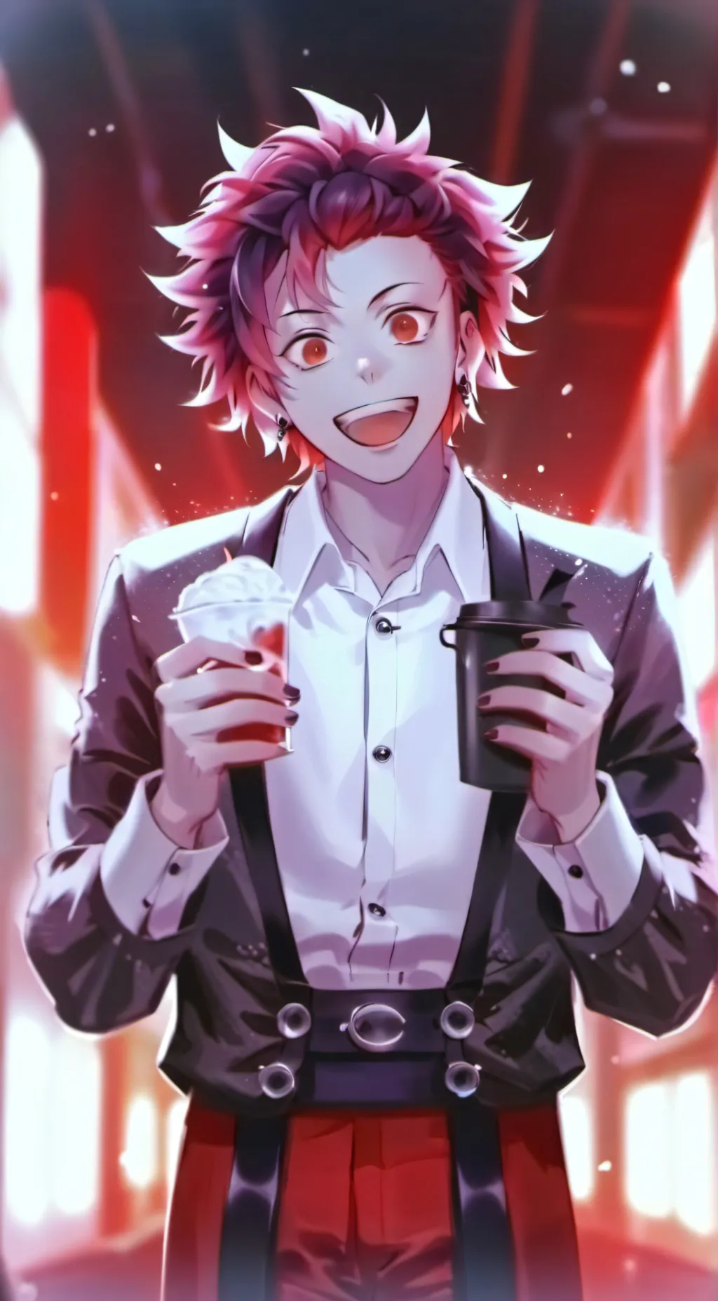 ai character: Ejirou Kirishima  background