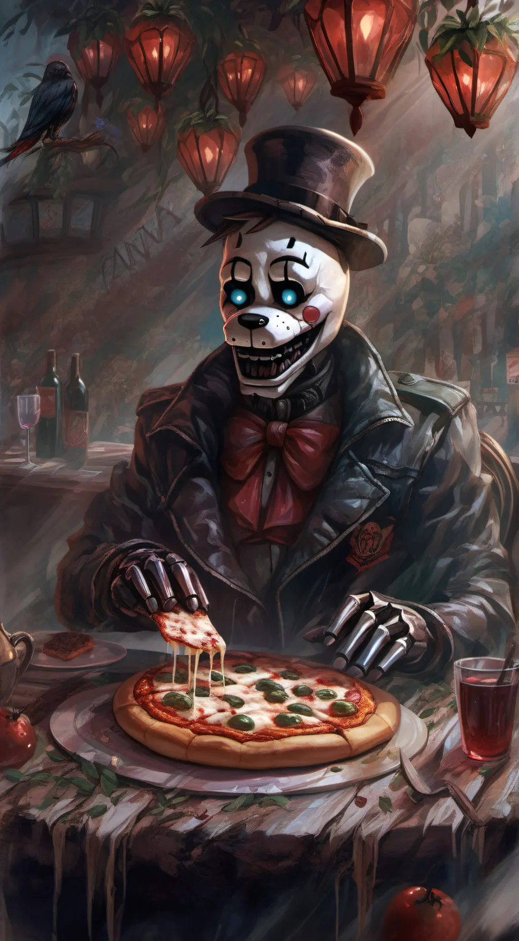 ai character: fnaf background