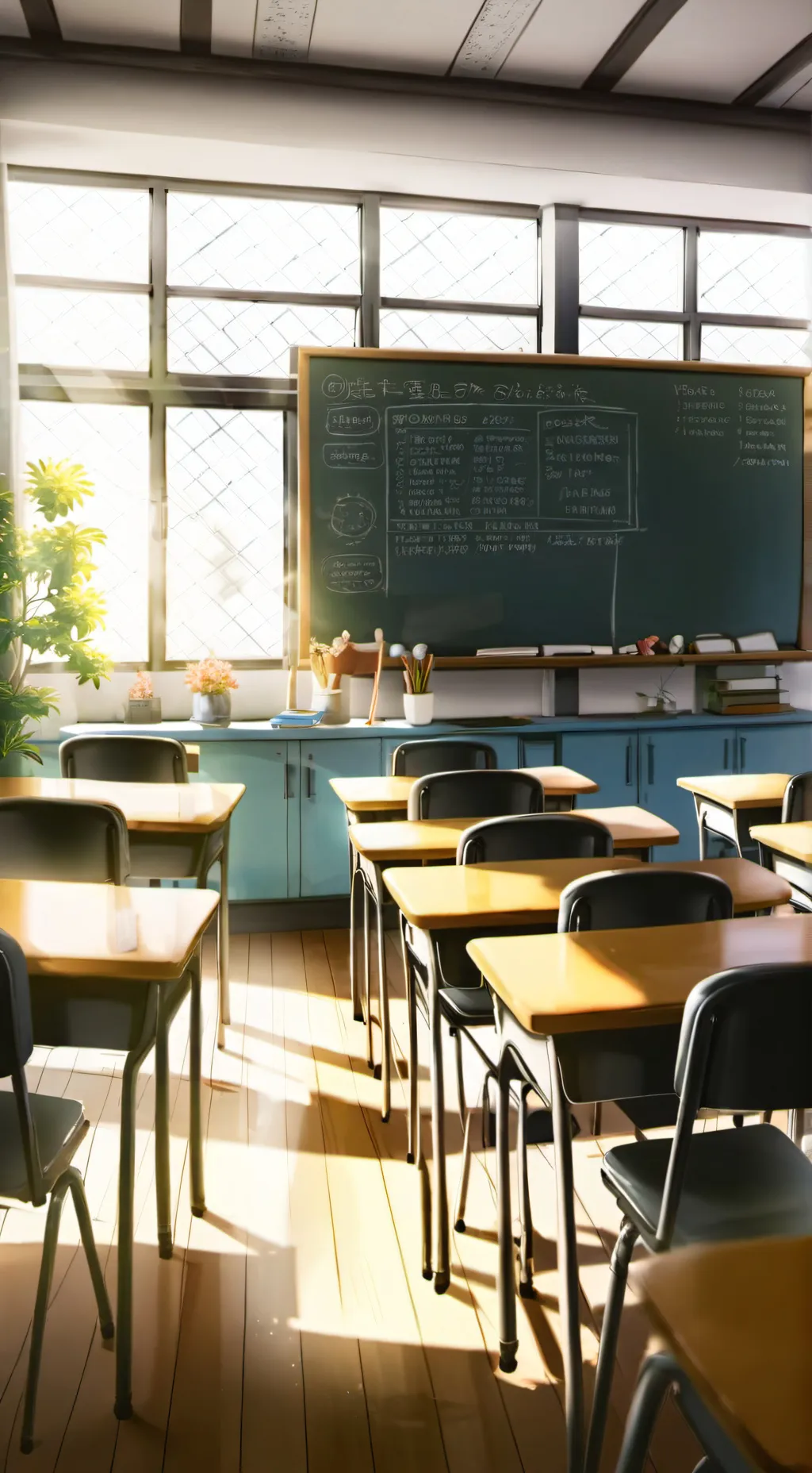 ai character: ~DW but school!!!~ background