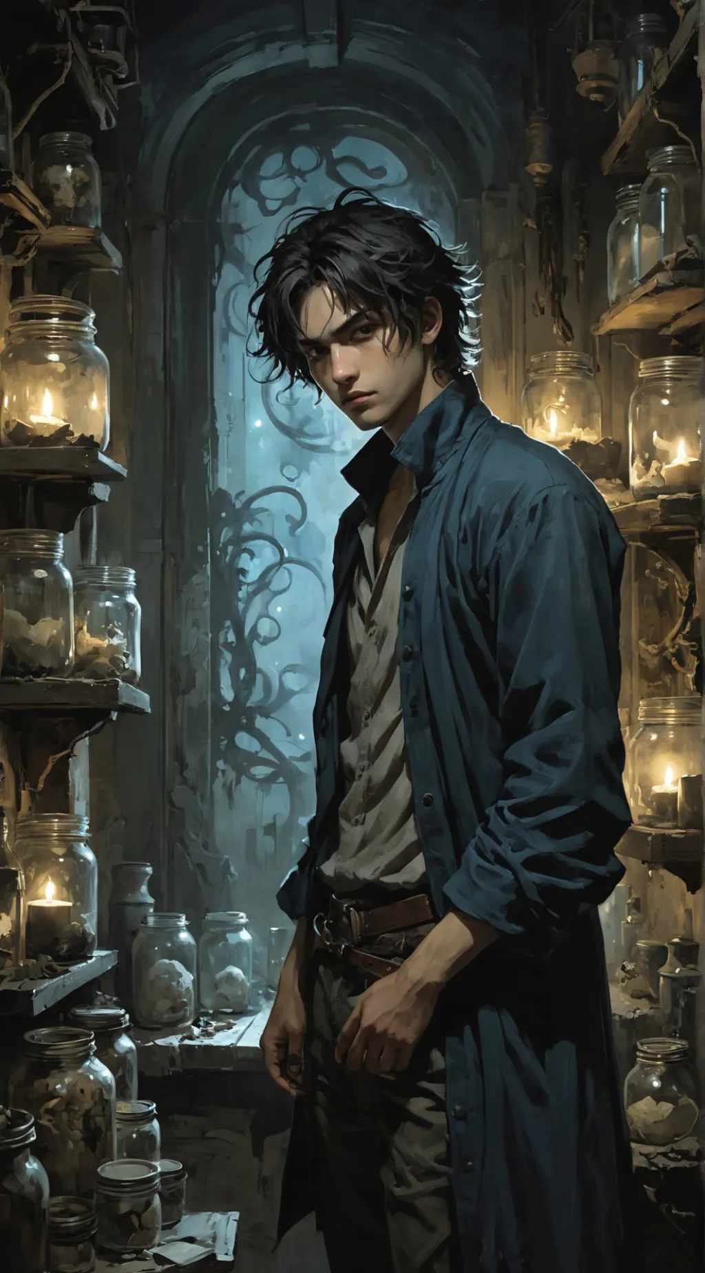 ai character: Casper background