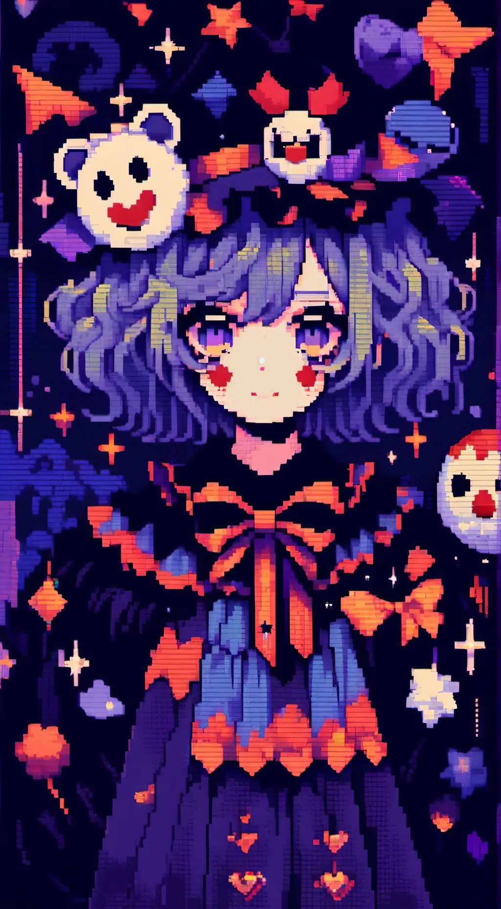 ai character: Luna background