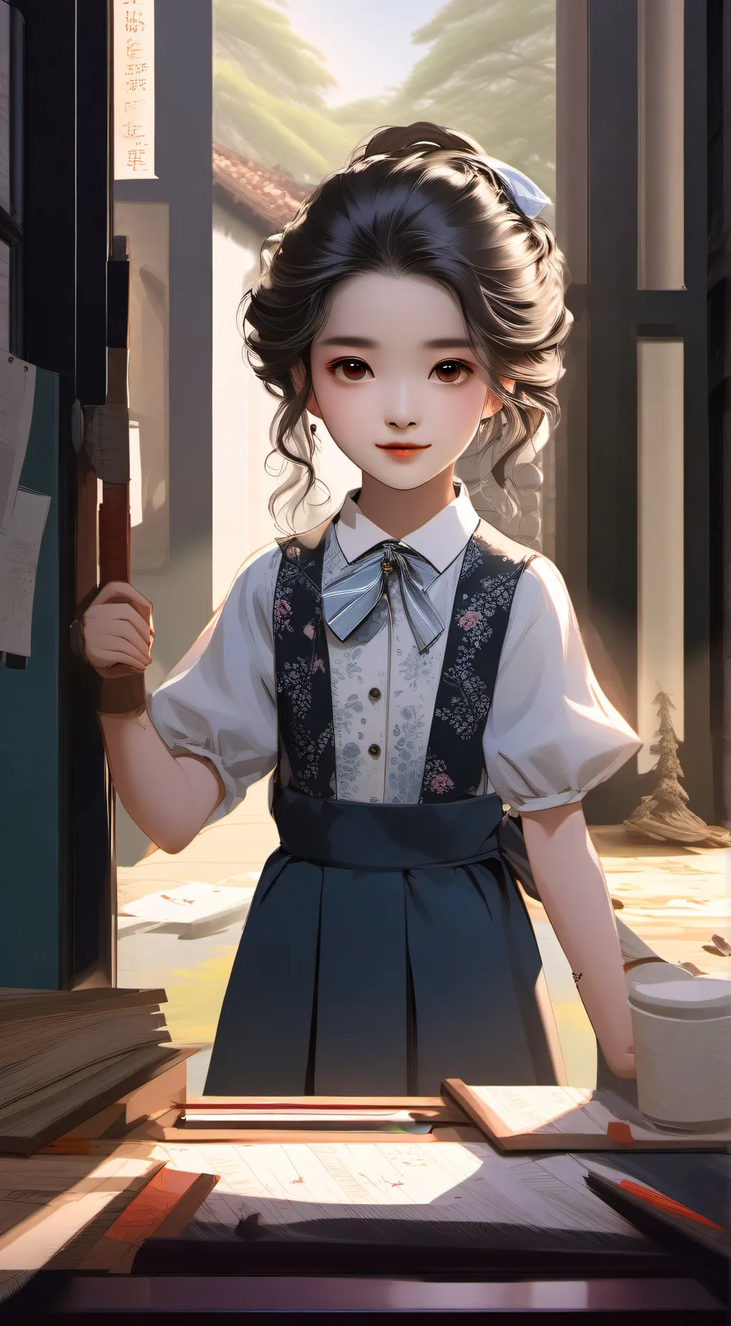 ai character: Lilly Grunchan background