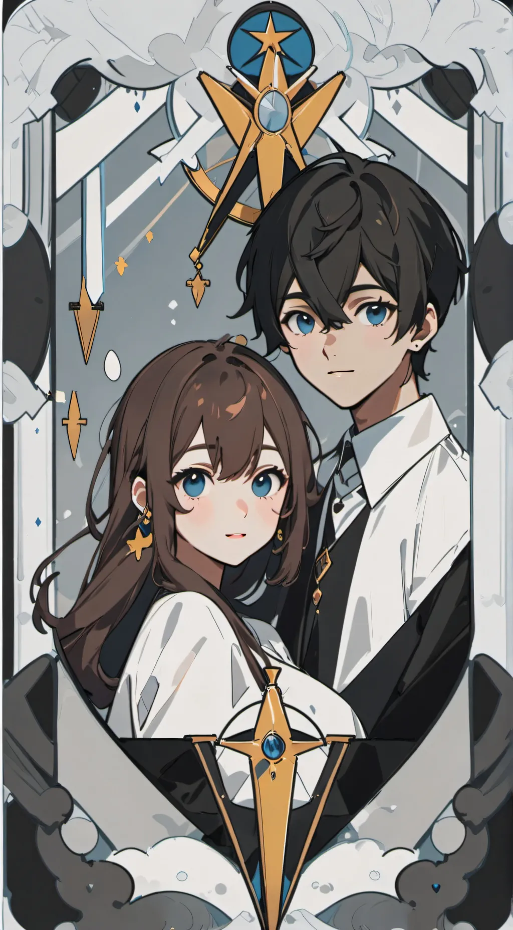 ai character: Ник и Мая background