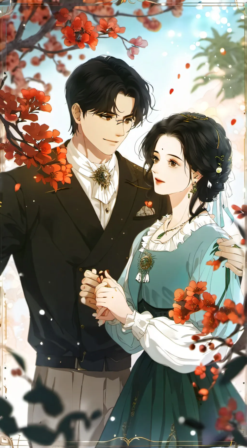 ai character: ameli y jose background