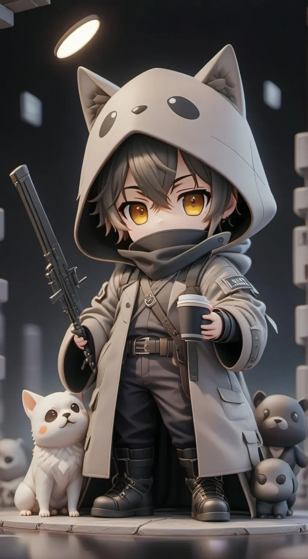 ai character: Аня background