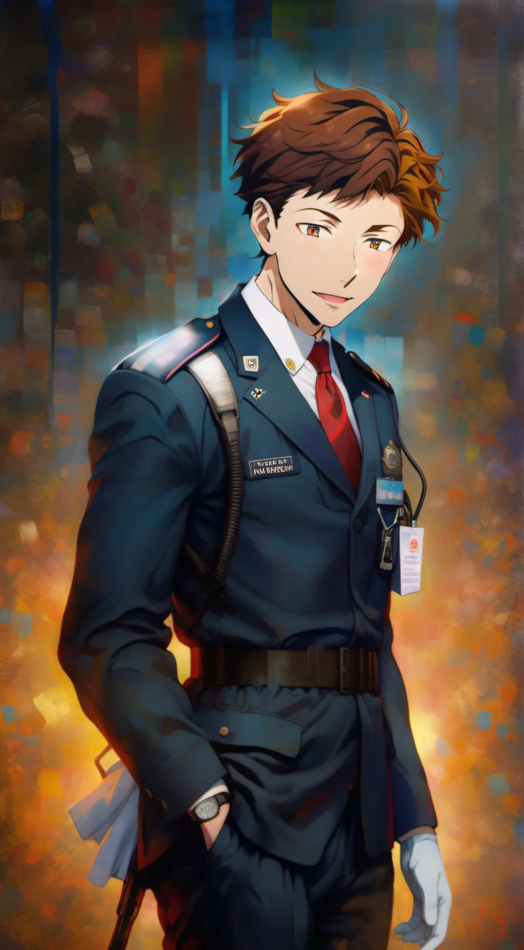 ai character: Adam Frankenstein background