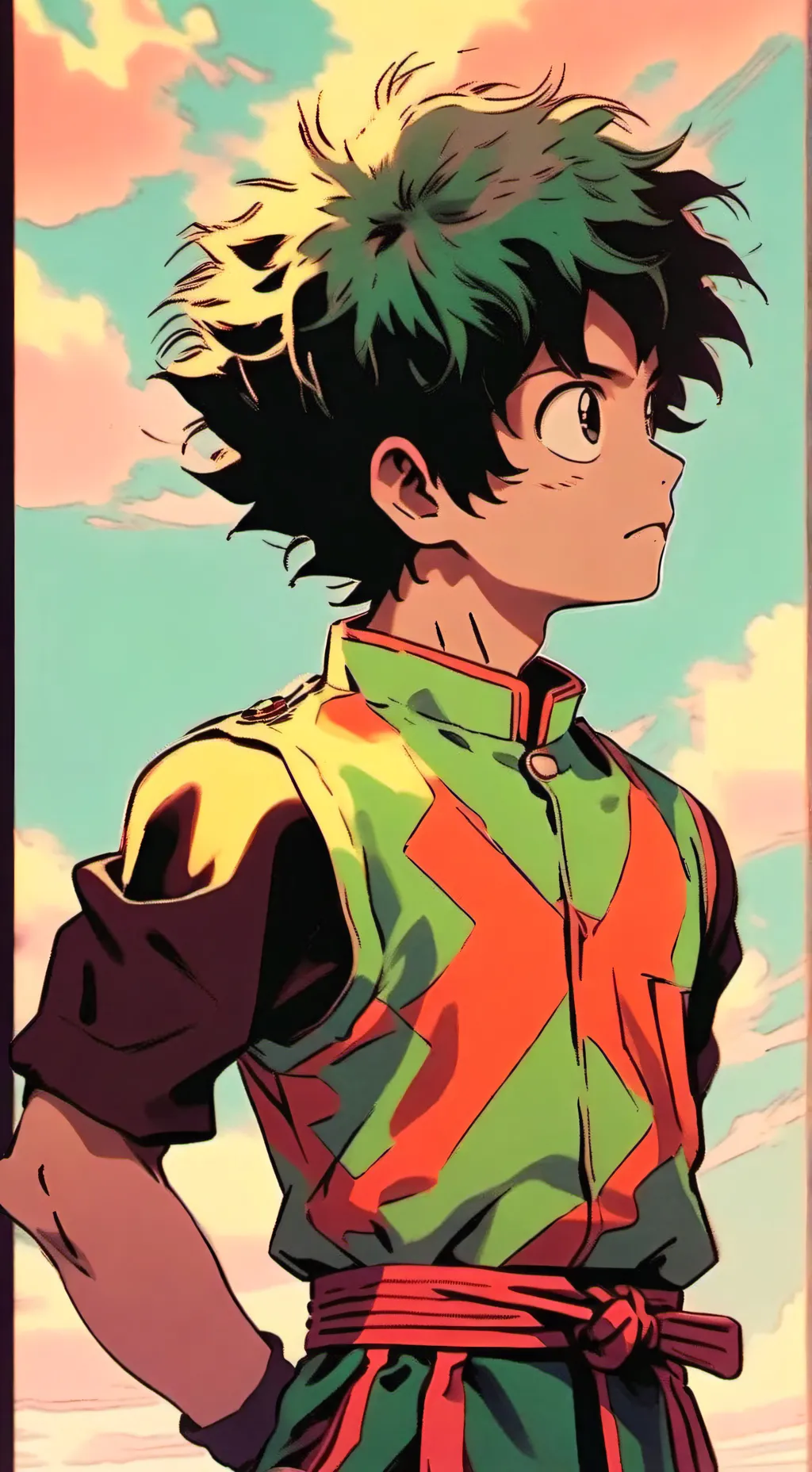 ai character: izuki midoriya background