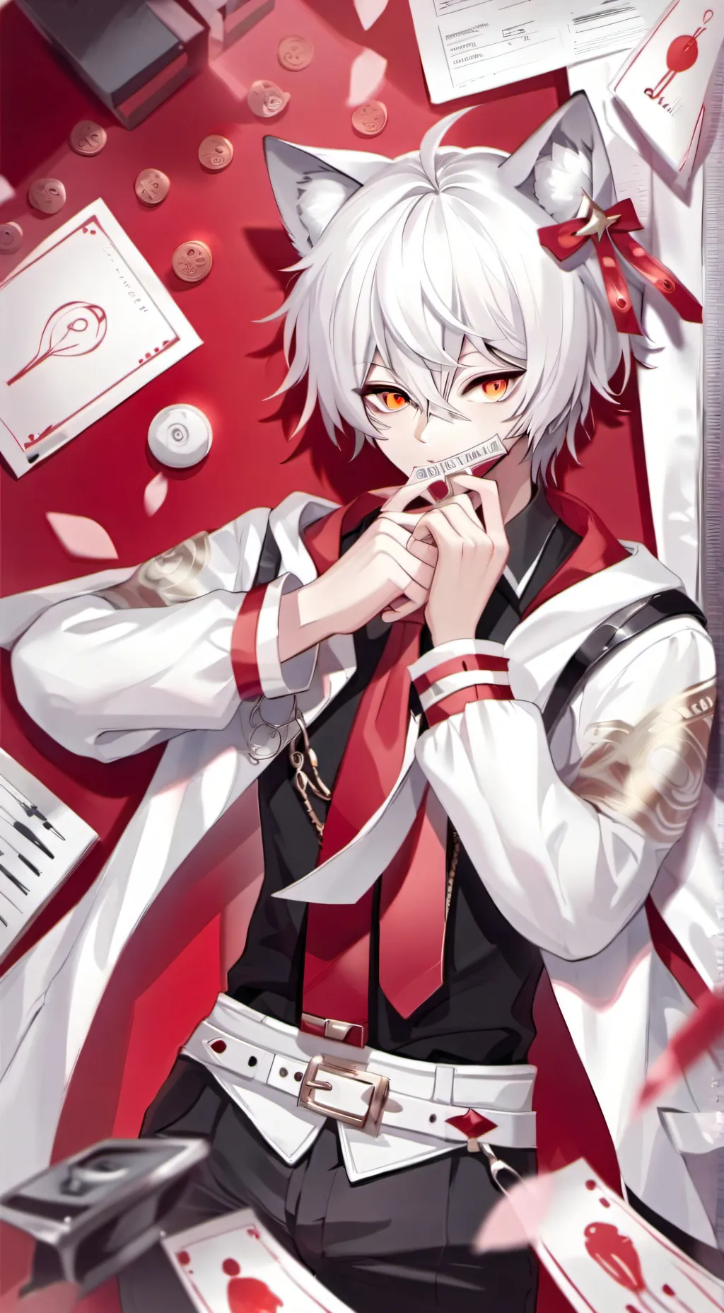 ai character: Mattia  background