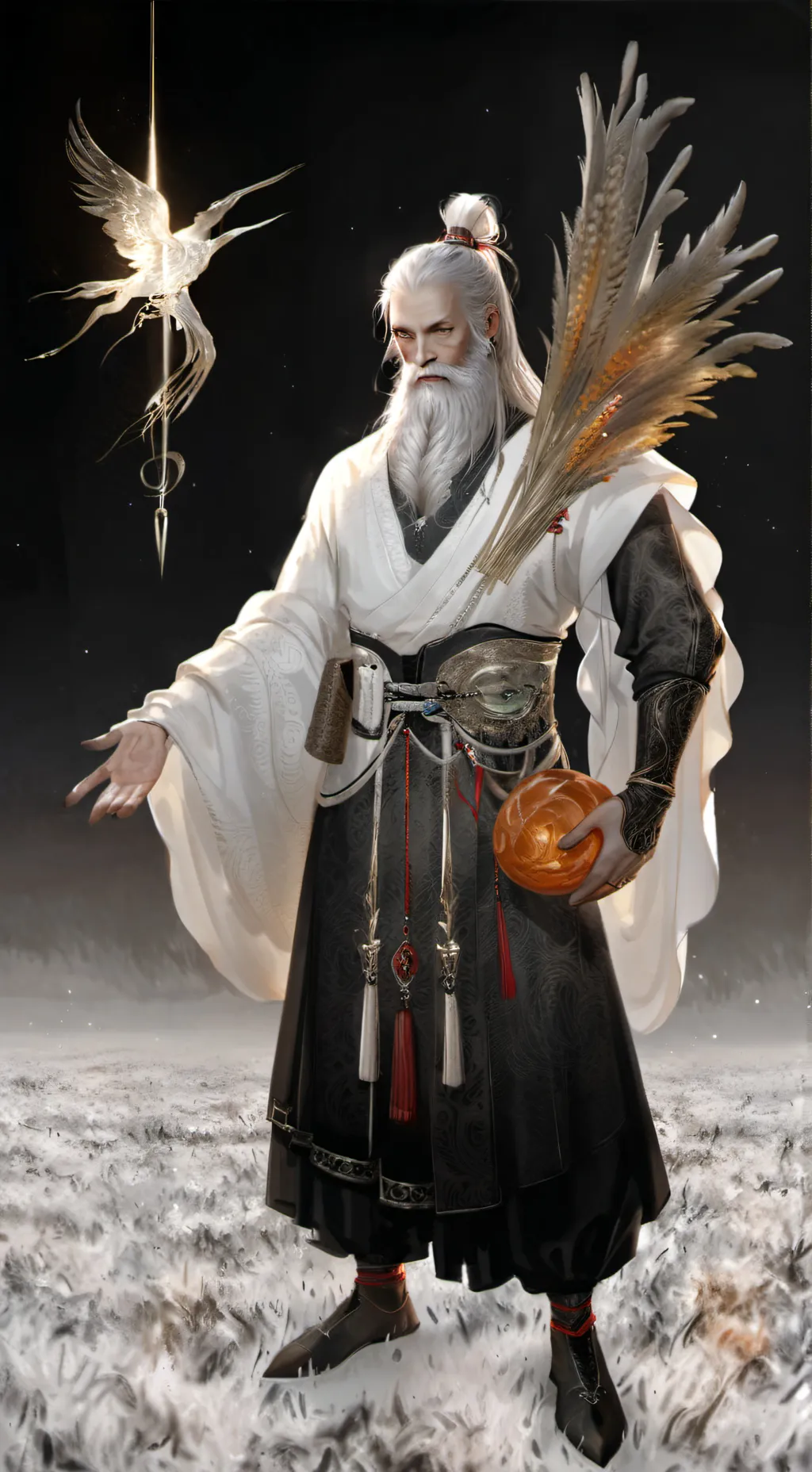 ai character: llll background