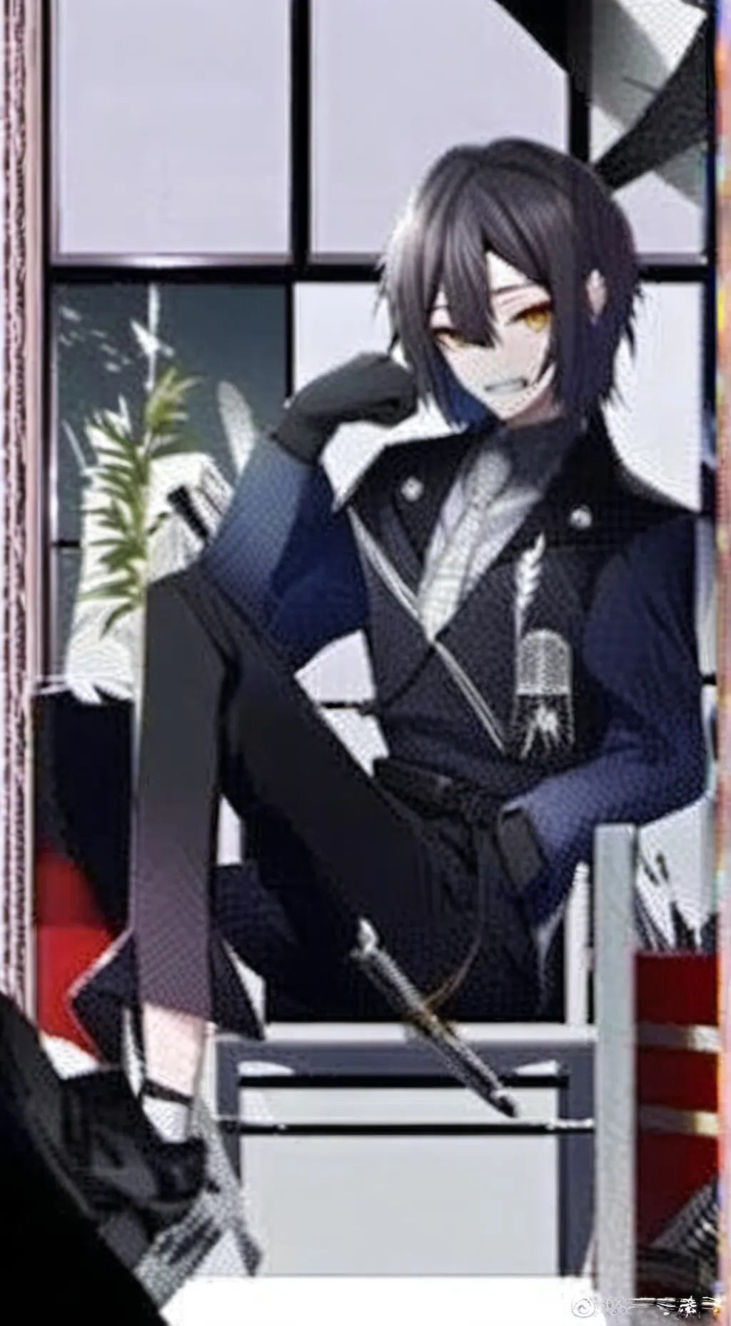 ai character: Dsmp meet Hashiras background