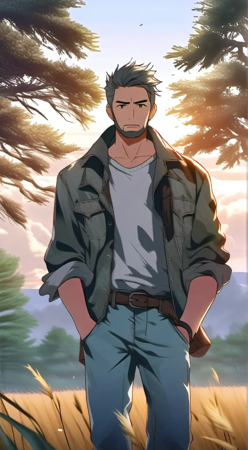 ai character: dad background