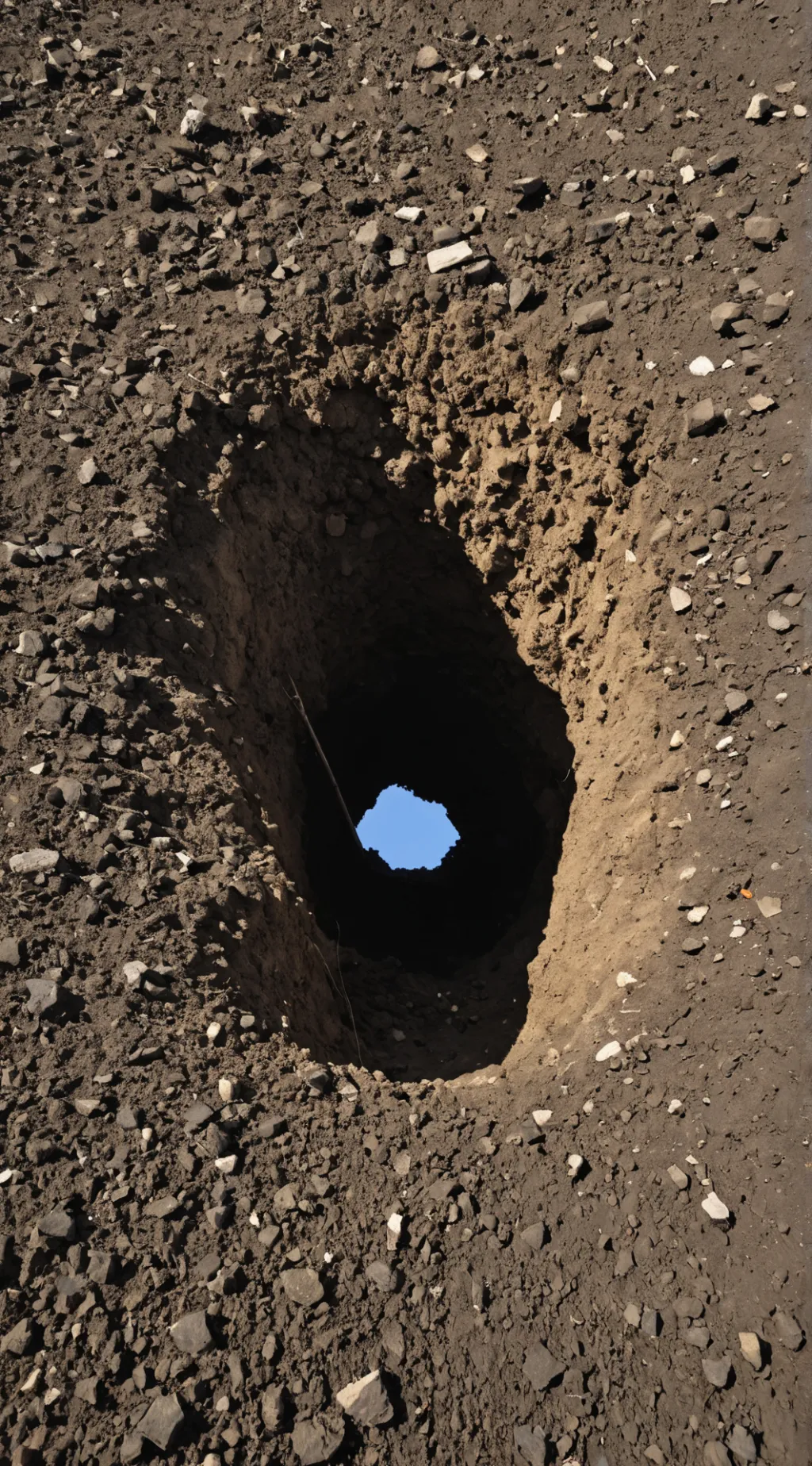 ai character: The hole meme background