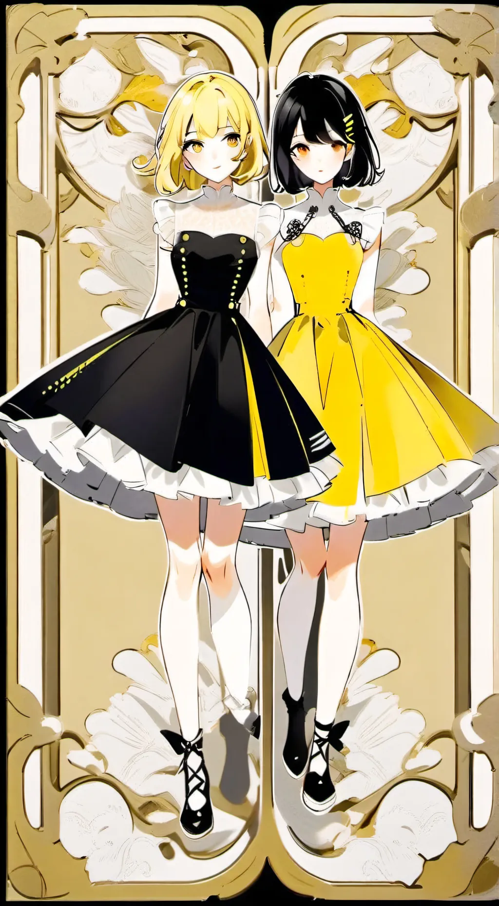 ai character: María y  Nicol background