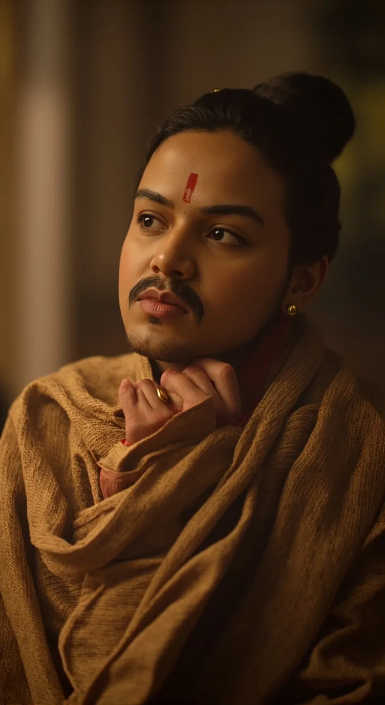 ai character: Pani mônika background